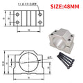 Metal Alloy DC Motor Fixing Bracket 40–48mm Spindle Mount