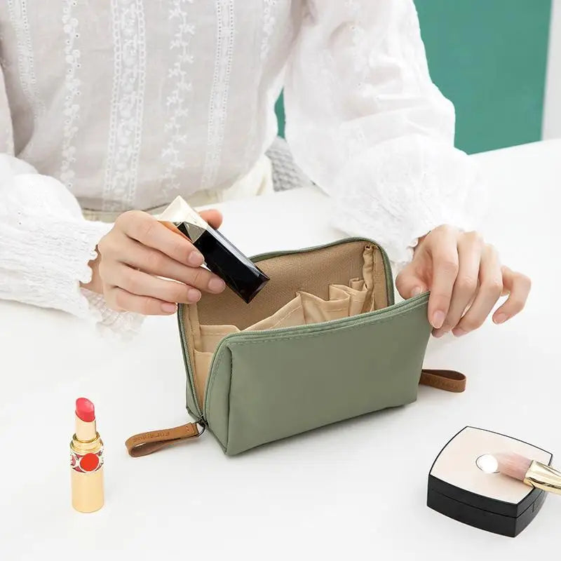 Mini Travel Makeup Bag – Women's Zipper Cosmetic Pouch