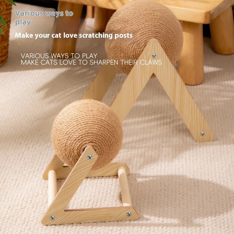 Cat Toy Scratch-ball Vertical Wear-resistant Non-falling Off