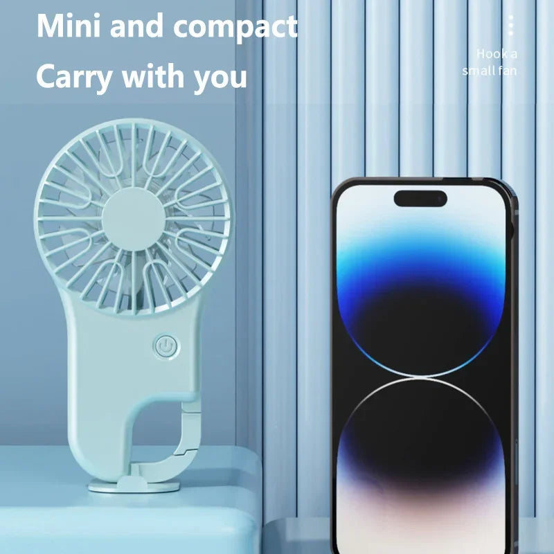 Lenovo Clip-On Mini Fan USB Rechargeable 3-Speed Portable