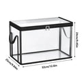 Clear Stackable Large Capacity Book Storage Box Containers