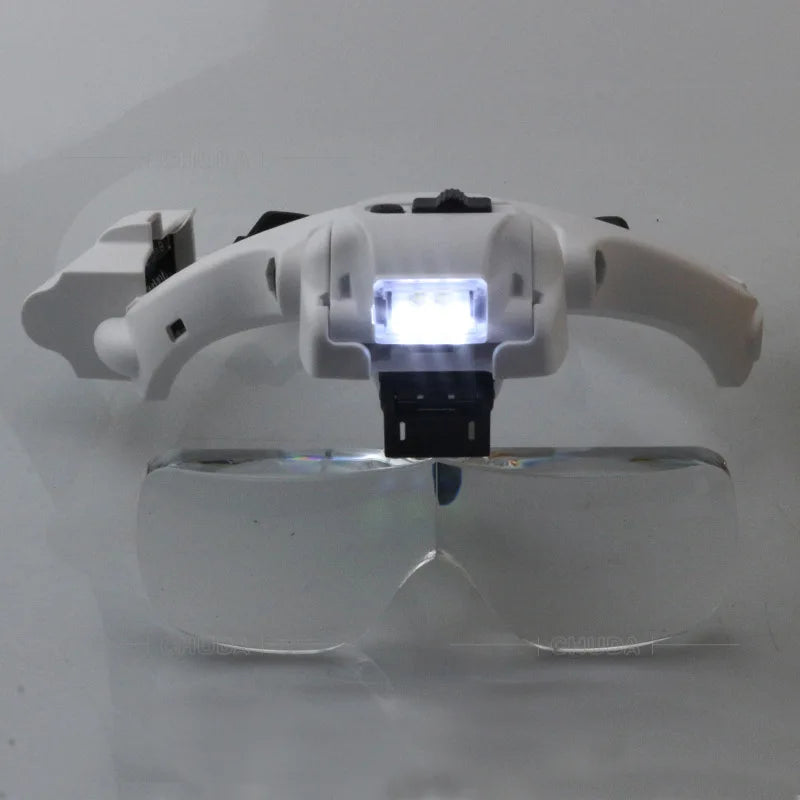 LED Magnifier Glasses 1.2X–4.5X | Jewellery & Watch Loupe