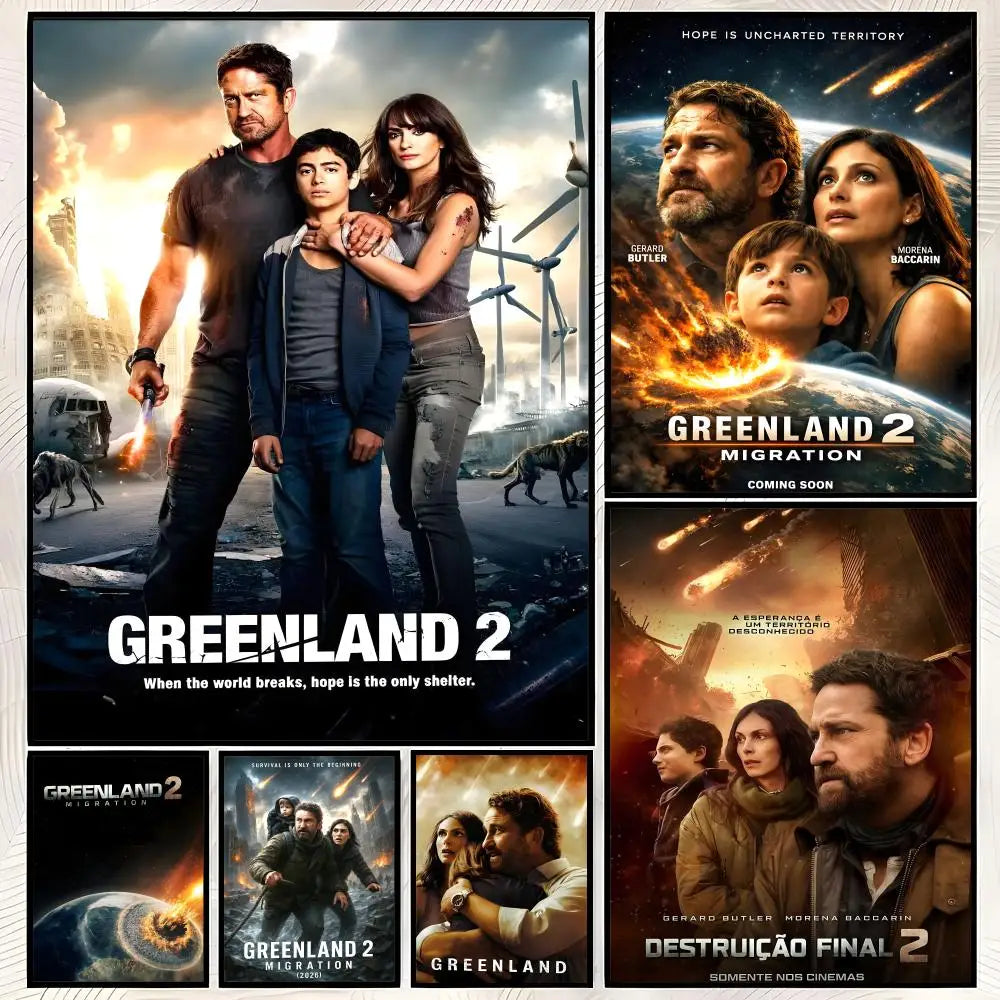 Greenland 2 Migration Movie Poster – Self-Stick HD PVC Wall Art