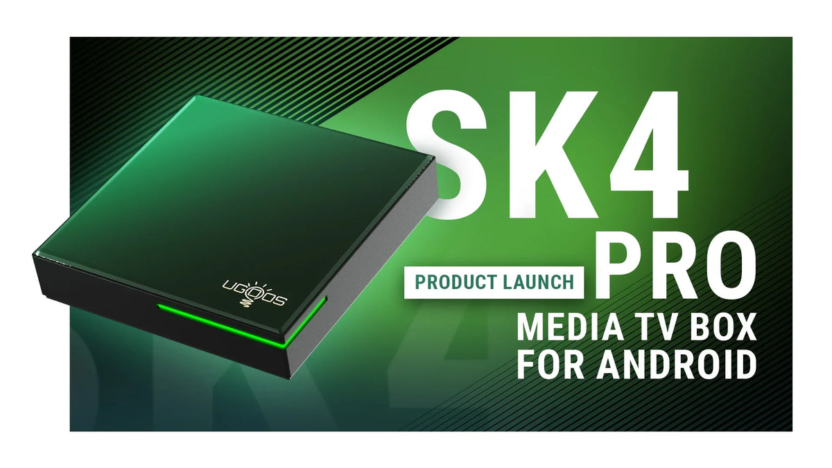 UGOOS SK4 Android 14 Smart TV BOX Amlogic S905X5M-K BT5 4 LPDDR4