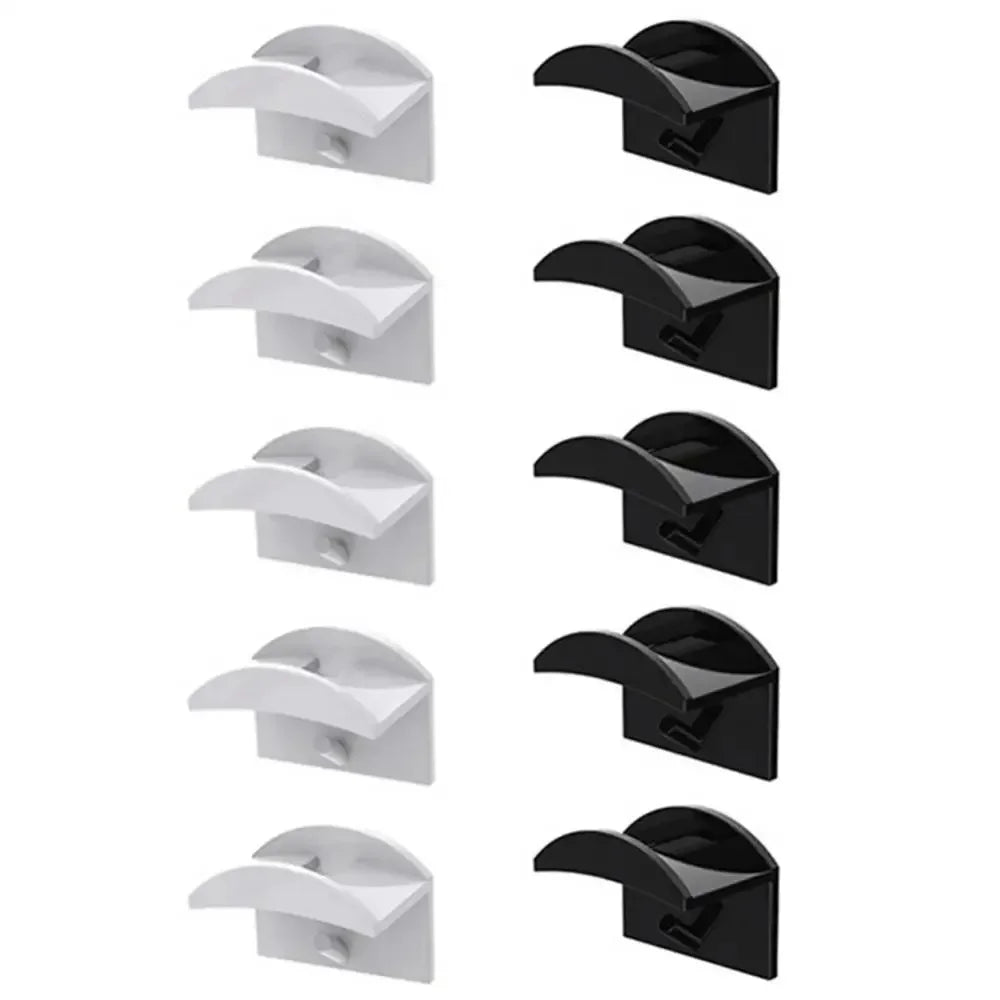 No-Drill Wall Hat Hooks – Baseball Cap Organizer, 2–10 Pack