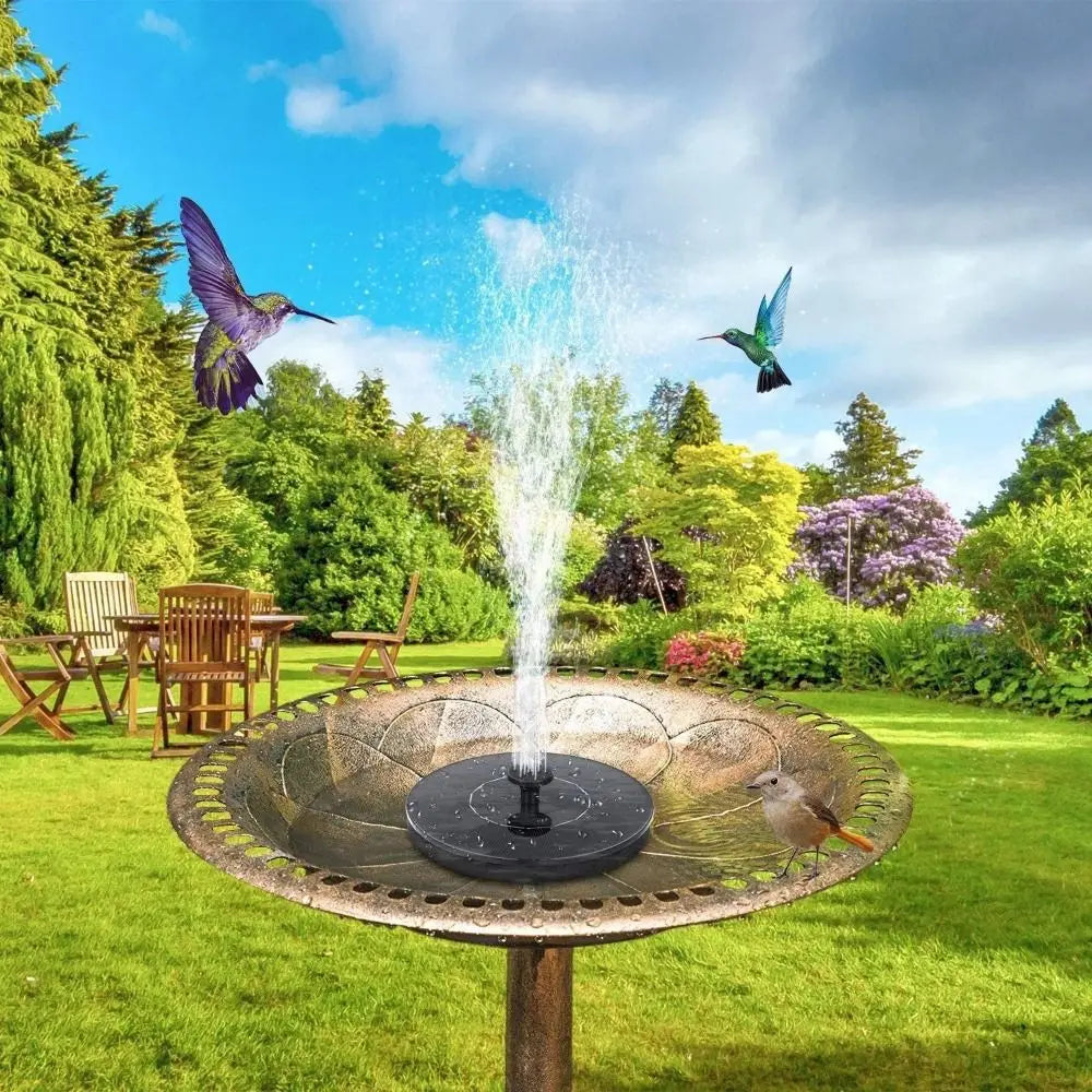 Solar Floating Fountain Pump 13/16/18cm – 6 Nozzles Included