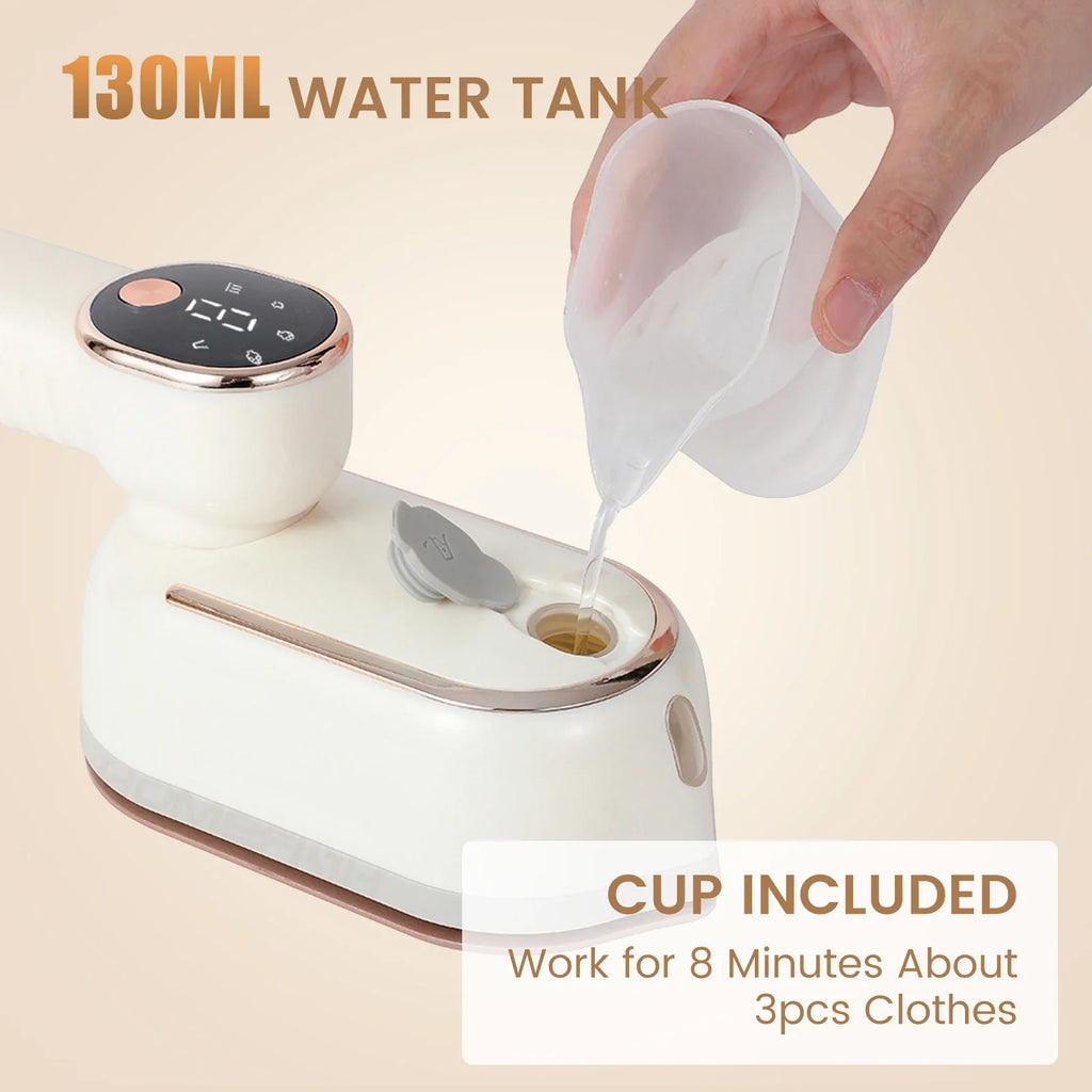 HOMEFISH Portable Mini Steam Iron | 4 Temp Settings