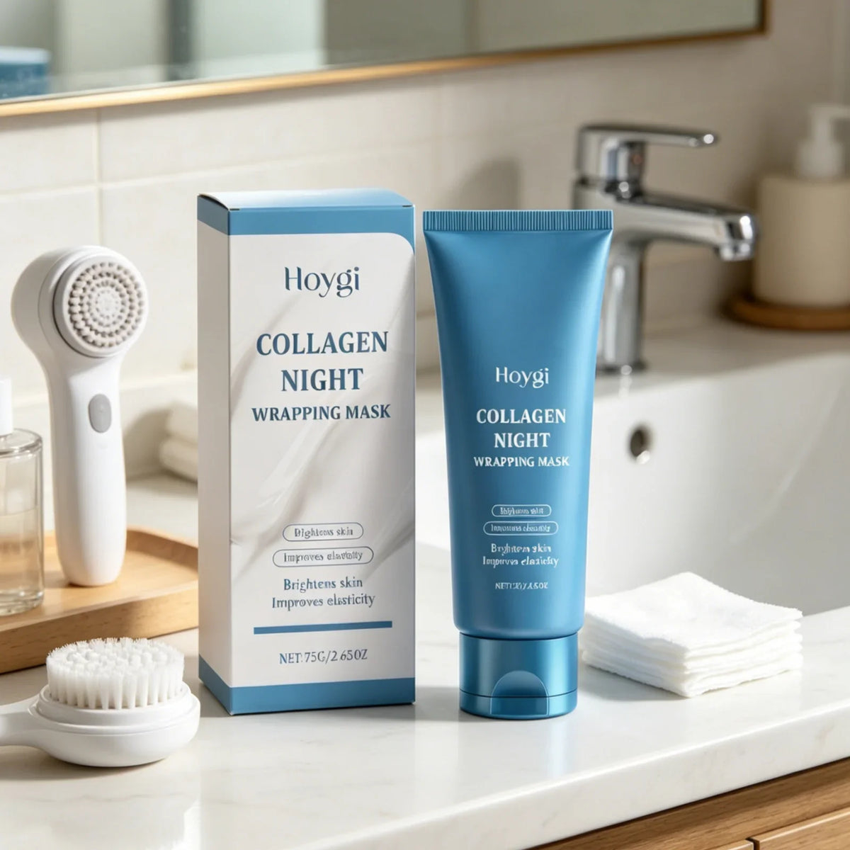 Hoygi Collagen Night Peel-Off Mask – Firm & Brighten Skin