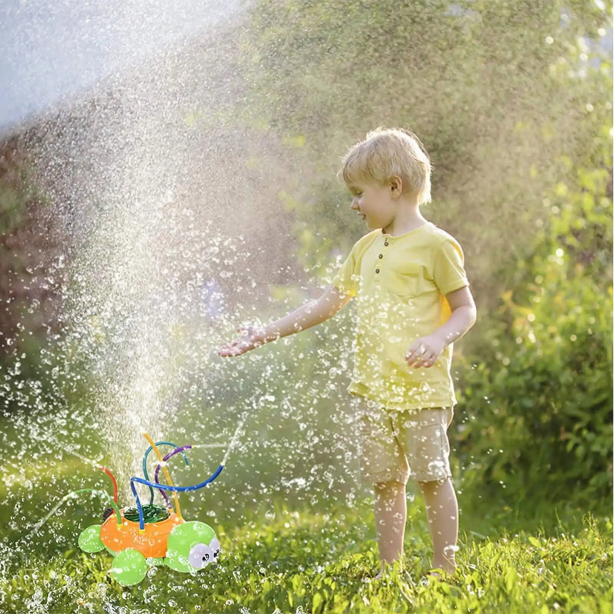Kids Spinning Turtle Water Sprinkler | Outdoor Summer Toy