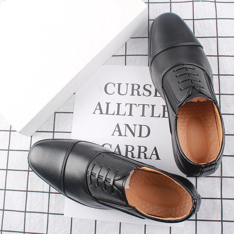 Men's Oxford Derby Dress Shoes – Lace-Up Pointed Toe | YBQJOO
