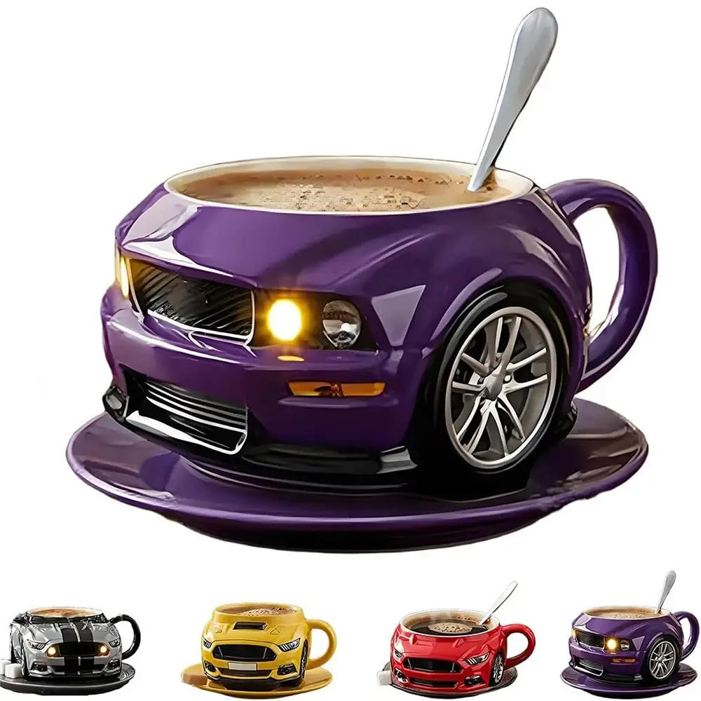 Car Shaped Stainless Steel Coffee Mug | Novelty Truck Gift