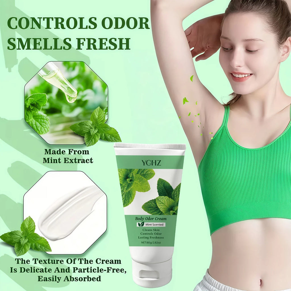 YCHZ Mint Full-Body Deodorant Cream | 72-Hour Freshness