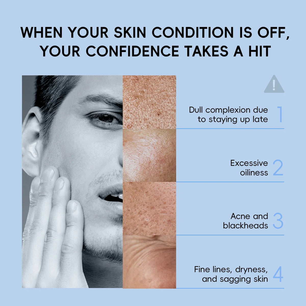 LAIKOU Men BB Cream 50g – Tone Up, Oil Control & Hydrating