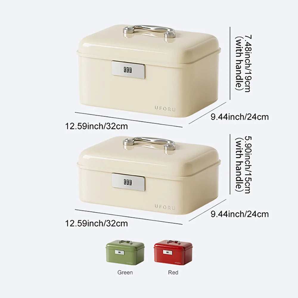 Storage Boxes Combination Locks Lock Home Security Large-capacity