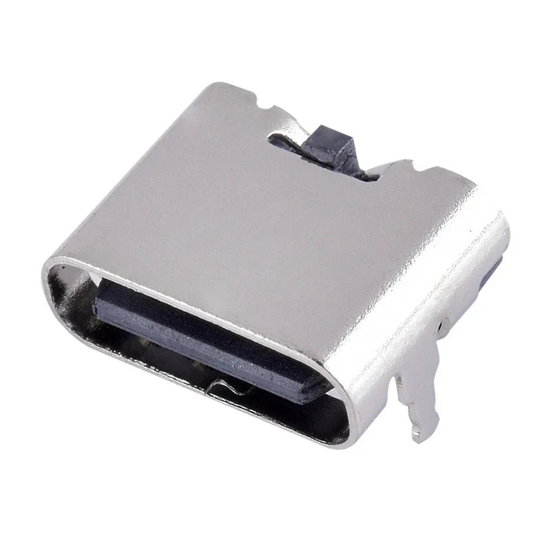 10Pcs USB 3.1 Type-C Female Connector Socket 2-Pin Power Jack