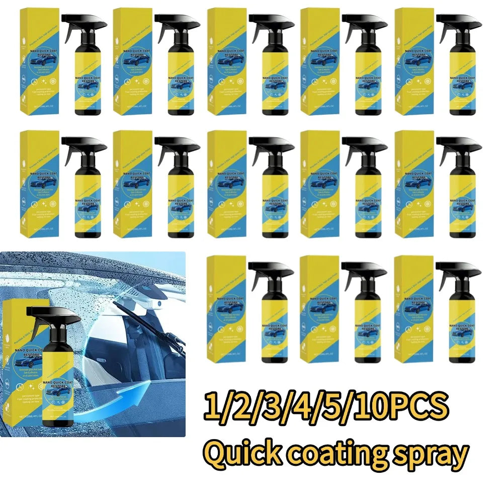 Nano Ceramic Coating Spray – Hydrophobic Car Paint Sealant