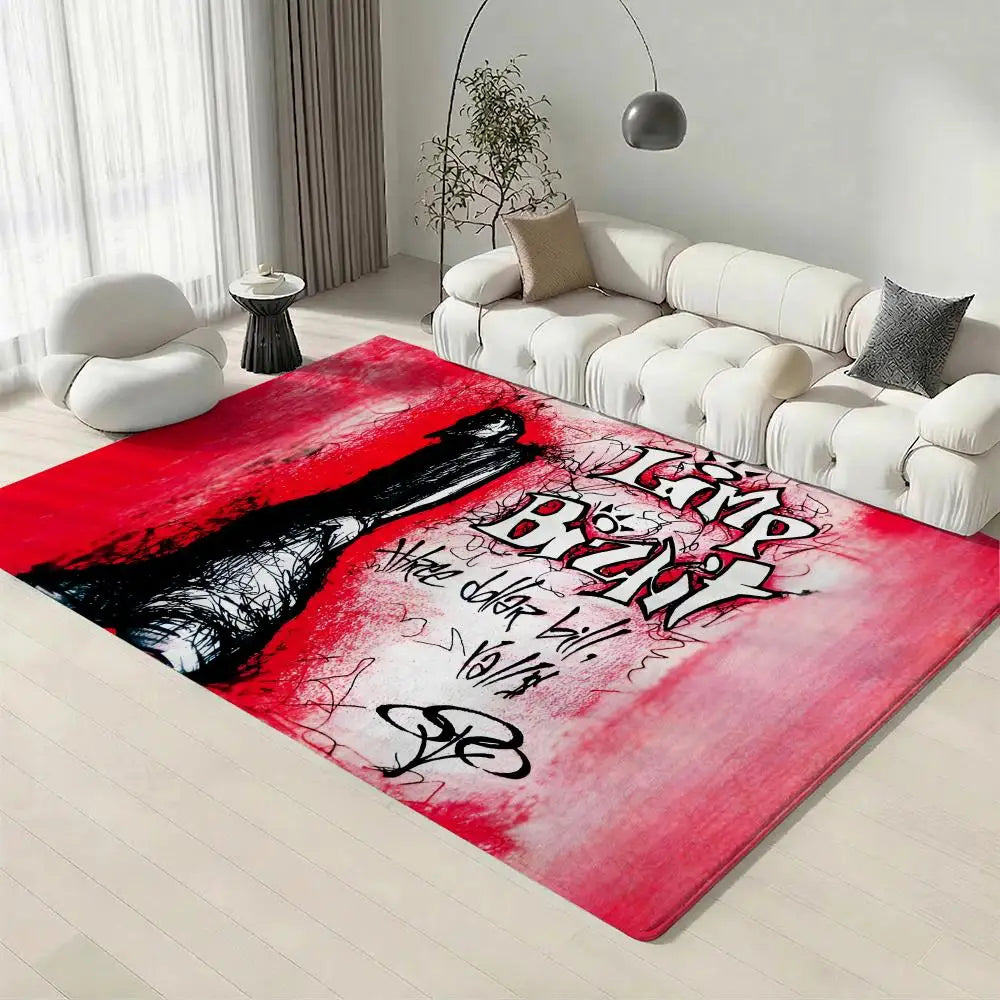 Limp Bizkit Flannel Floor Mat – Non-Slip Indoor Rug