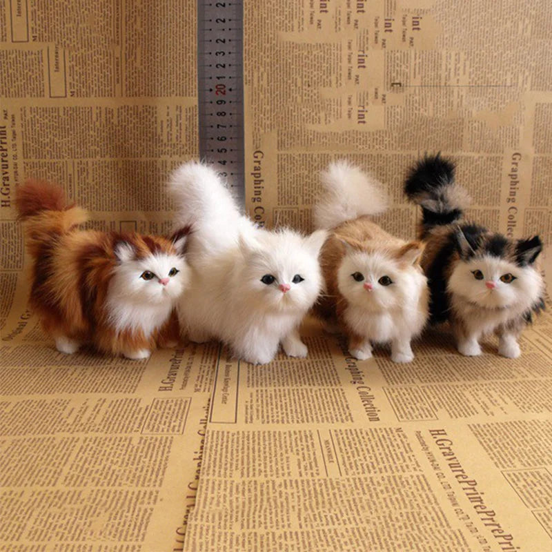 Realistic Cat Plush Toy | Soft Stuffed Kitten Gift for Kids