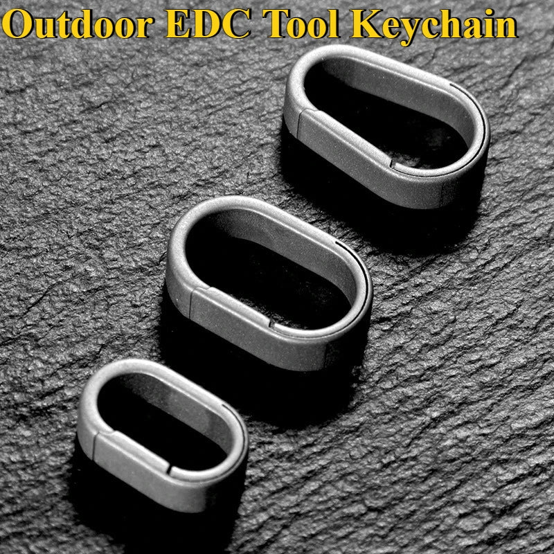 EDC Detachable Key Ring Mini Buckle | Titanium Alloy Keychain