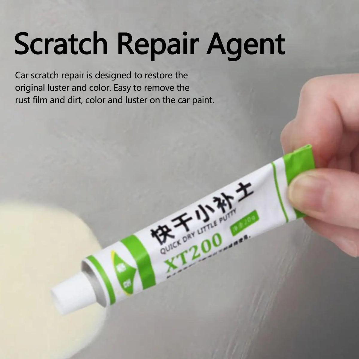 Fiberglass Boat Repair Paste Quick-drying Putty Paint Gray Scratch