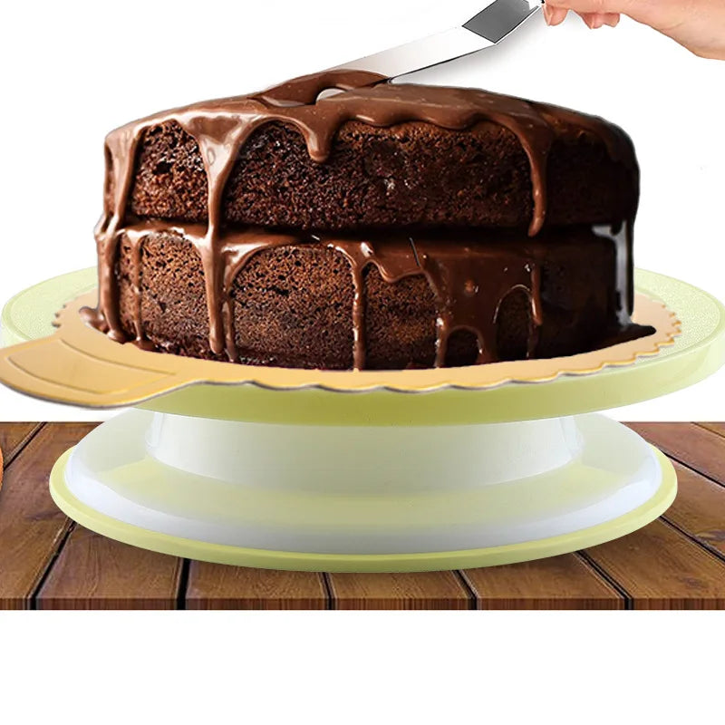 74-Piece Cake Decorating Kit – Turntable, Tips & Piping Bags