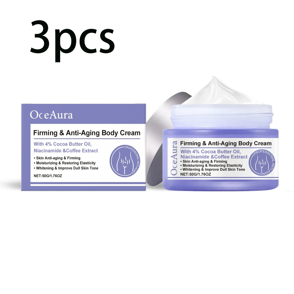 OceAura Firming Neck Cream – Hyaluronic Acid Anti-Aging