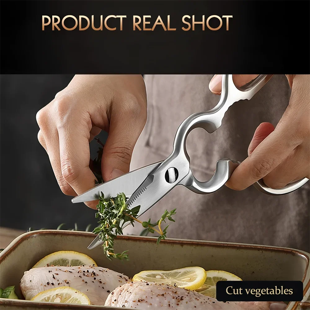 Multi-Function Kitchen Scissors – Heavy-Duty Cooking Shears