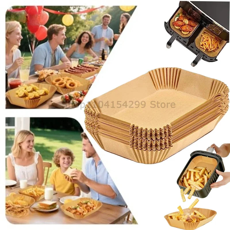 Disposable Air Fryer Parchment Liners | Non-Stick Baking Paper