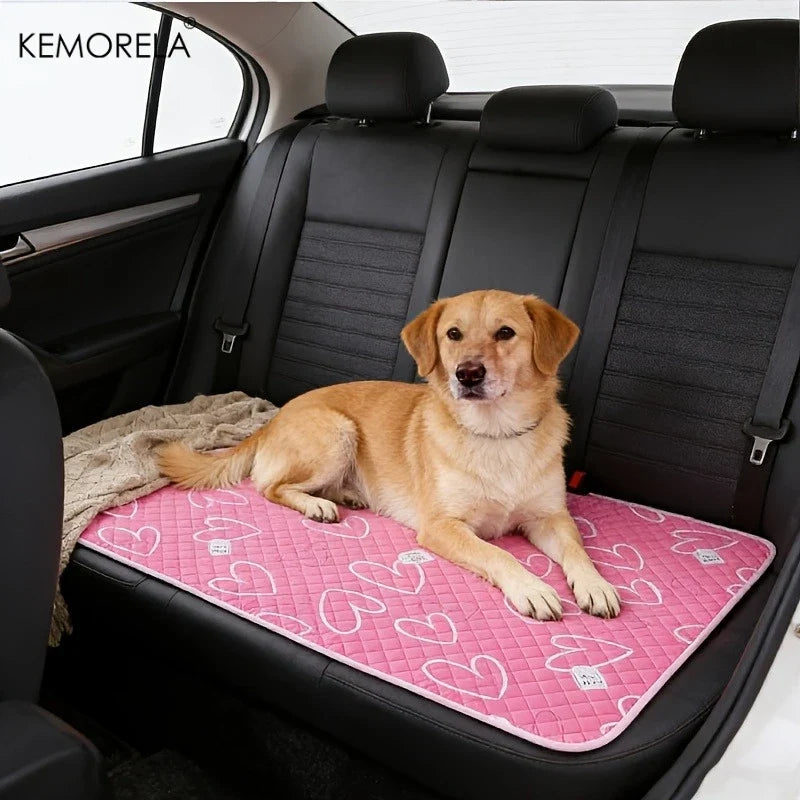 KEMORELA 2-Pack Washable Dog Training Mat – Car & Home