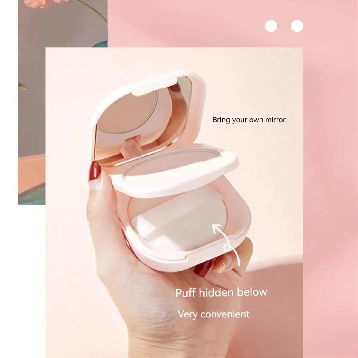 Setting Powder Oil Control Makeup Brightening Skin Tone Mirror