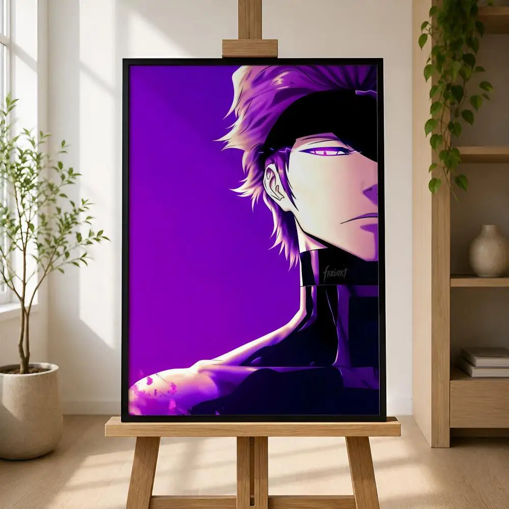 Sosuke Aizen Anime Poster – HD Self-Adhesive Waterproof Wall Art