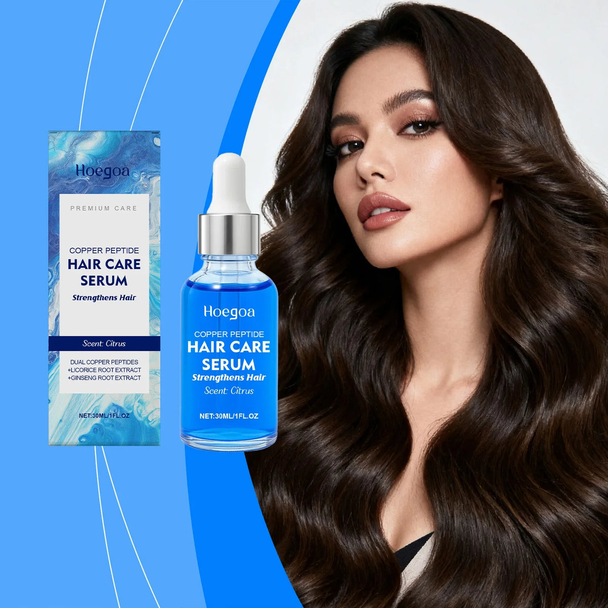 Copper Peptide Hair Growth Serum | Regrowth & Thickening 30ml