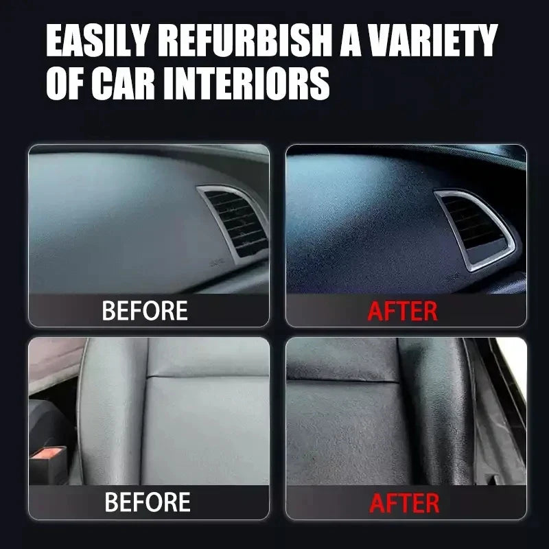 Car Plastic Restorer & Leather Renewal Wax – Back to Black