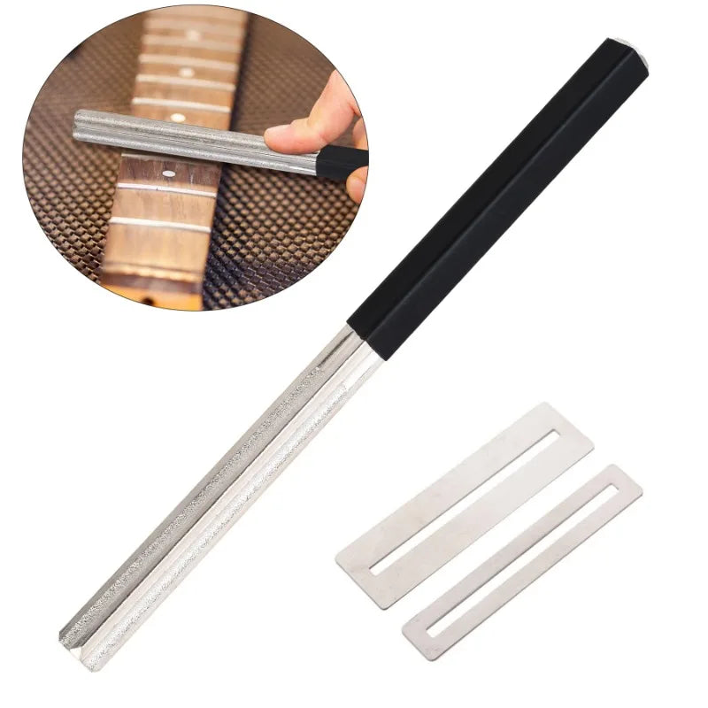 Guitar Fret Crowning File Wooden Polished Repair Maintenance Luthier