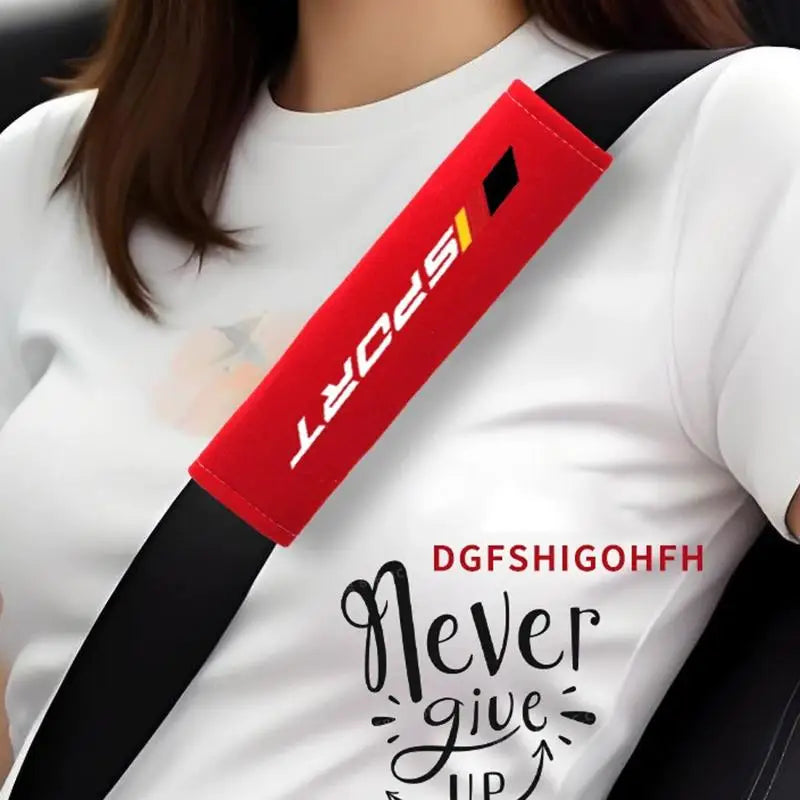 Soft Velveteen Car Seat Belt Cushion | 7 Colors, Universal Fit