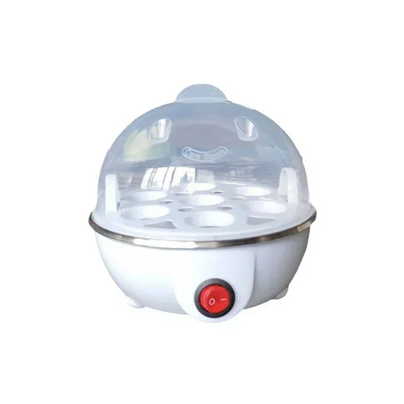 Mini Electric Egg Cooker – 7-Egg Steamer, Auto Shut-Off