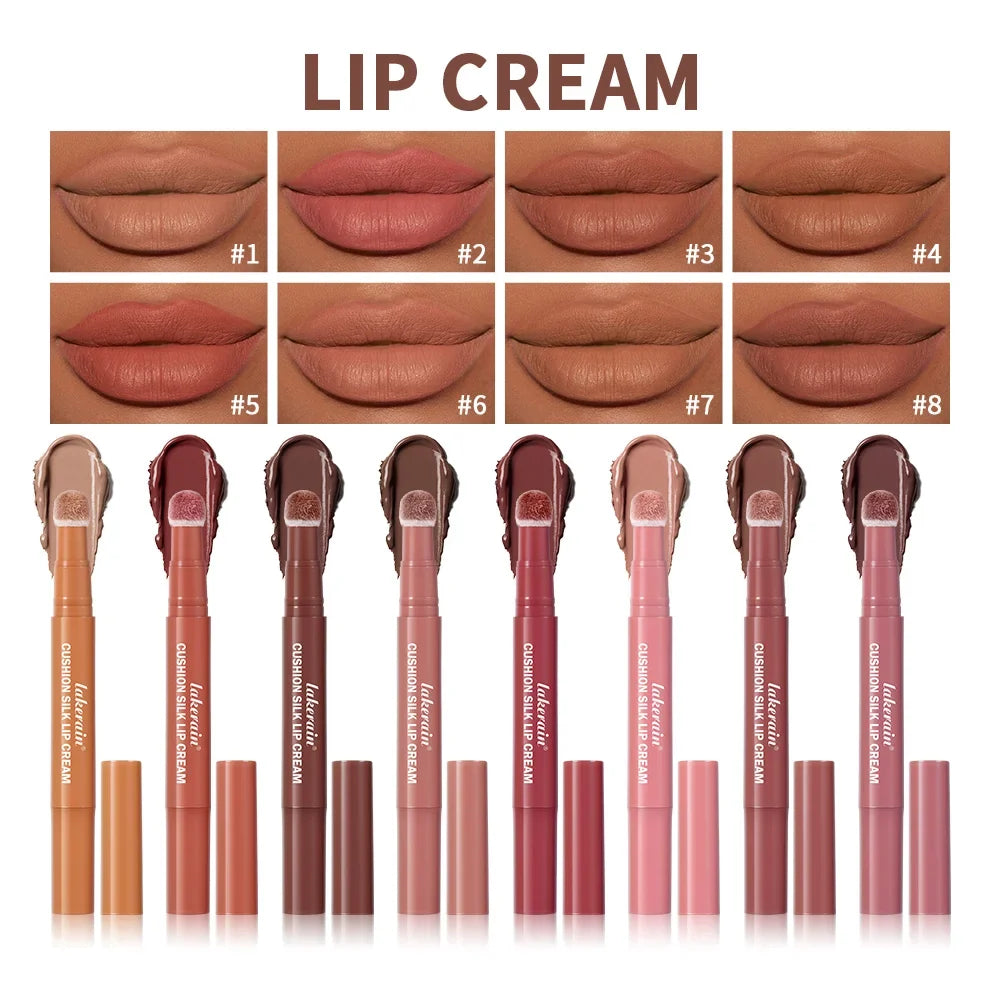 Lakerain 2-in-1 Matte Lip Stain & Blush Air Cushion Cream