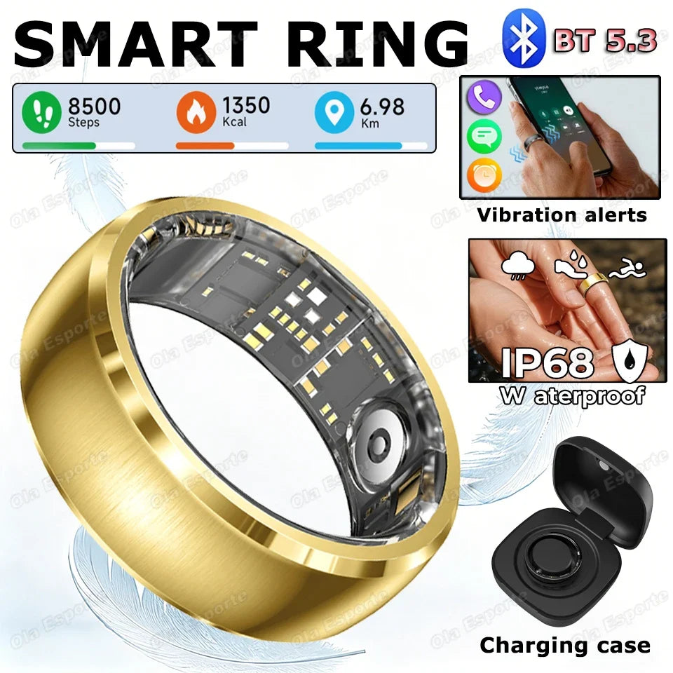 2026 Stainless Steel Smart Ring2026 Information Vibration Reminder