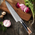 67-Layer Damascus Steel Chef Knife – Kitchen Cleaver Blade