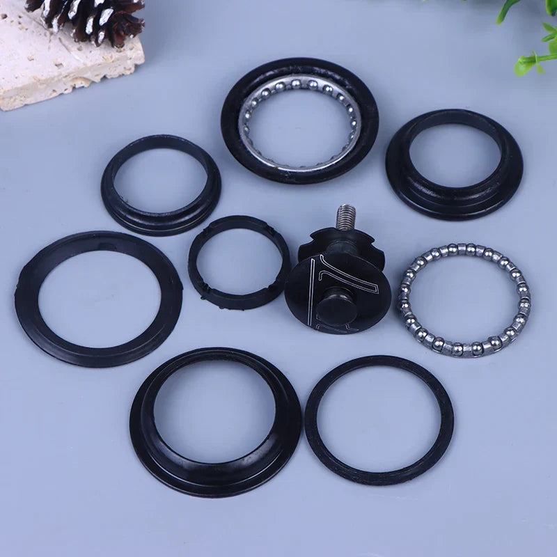 44mm Threadless Headset 1 1/8" Black Alloy Road Bike Fork