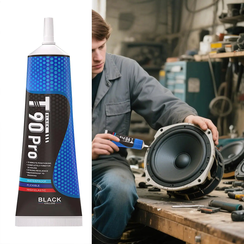 Speaker Repair Glue | Strong Black Adhesive – 18ml/55ml/115ml