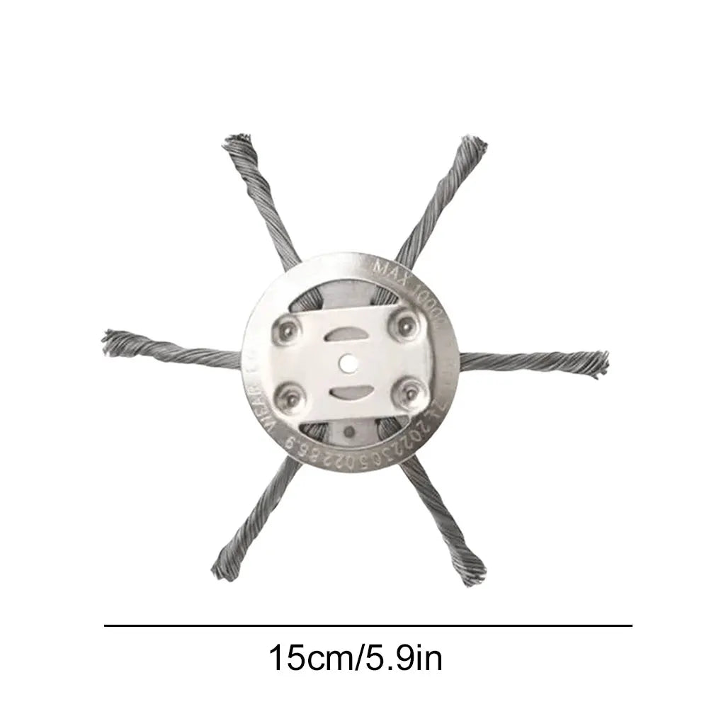 Universal Steel Wire Grass Trimmer Head – Weed & Moss Removal