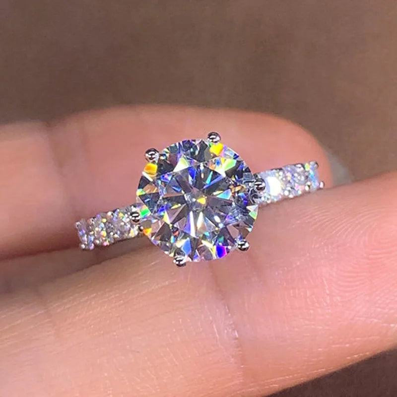 Huitan Women's CZ Wedding Band Ring | Engagement Jewelry