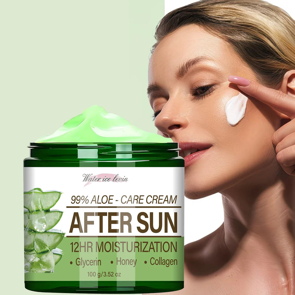 99% Aloe Vera After Sun Cream | 12HR Moisture, Collagen & Glycerin