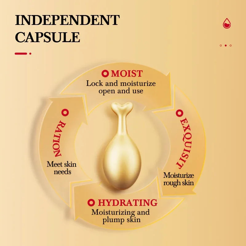 Placenta Capsules Serum Spot Acne Remover Whitening Face Anti-wrinkle