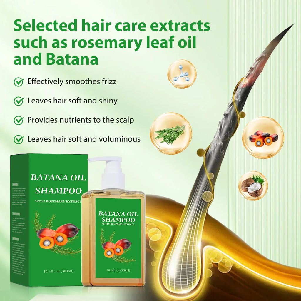 Batana Oil Shampoo & Pure Oil Set – Strengthen & Restore Hair