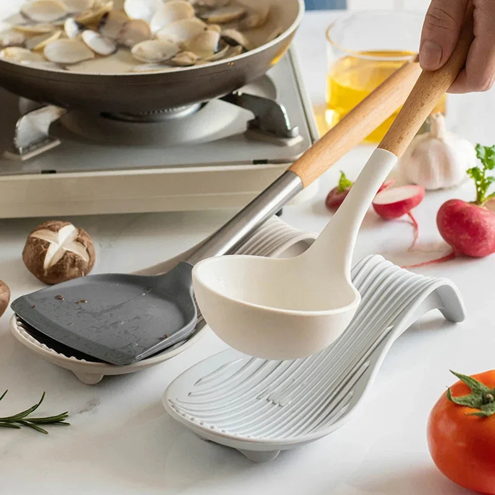 1 Silicone Insulated Spoon Holder Heat Resistant Placemat Cutlery
