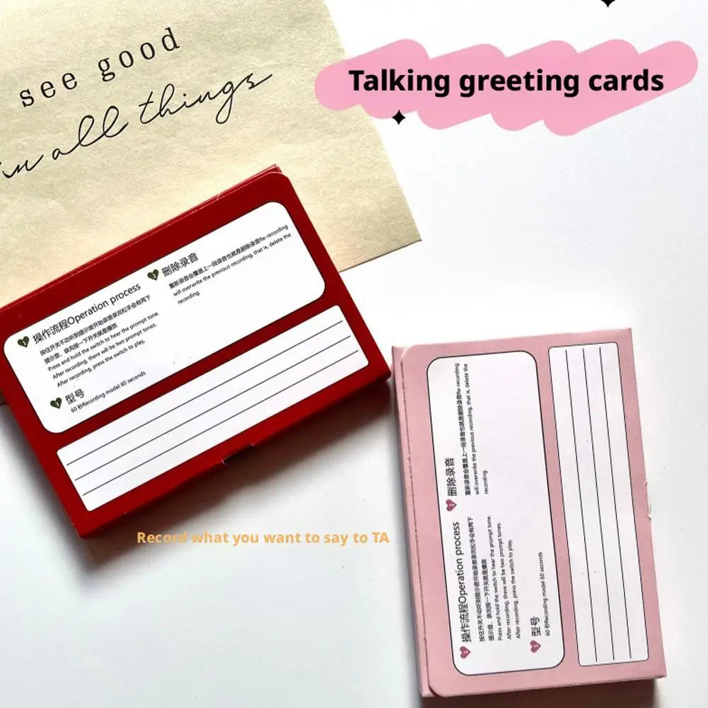 Voice Recordable Greeting Card – 60 Sec Retro Cassette