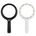 Handheld Magnifying Glass 28X 56X with 24 LED Tri-Color Light