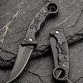 Folding Pocket Knife Tiger Handle – EDC Camping & Hiking Blade